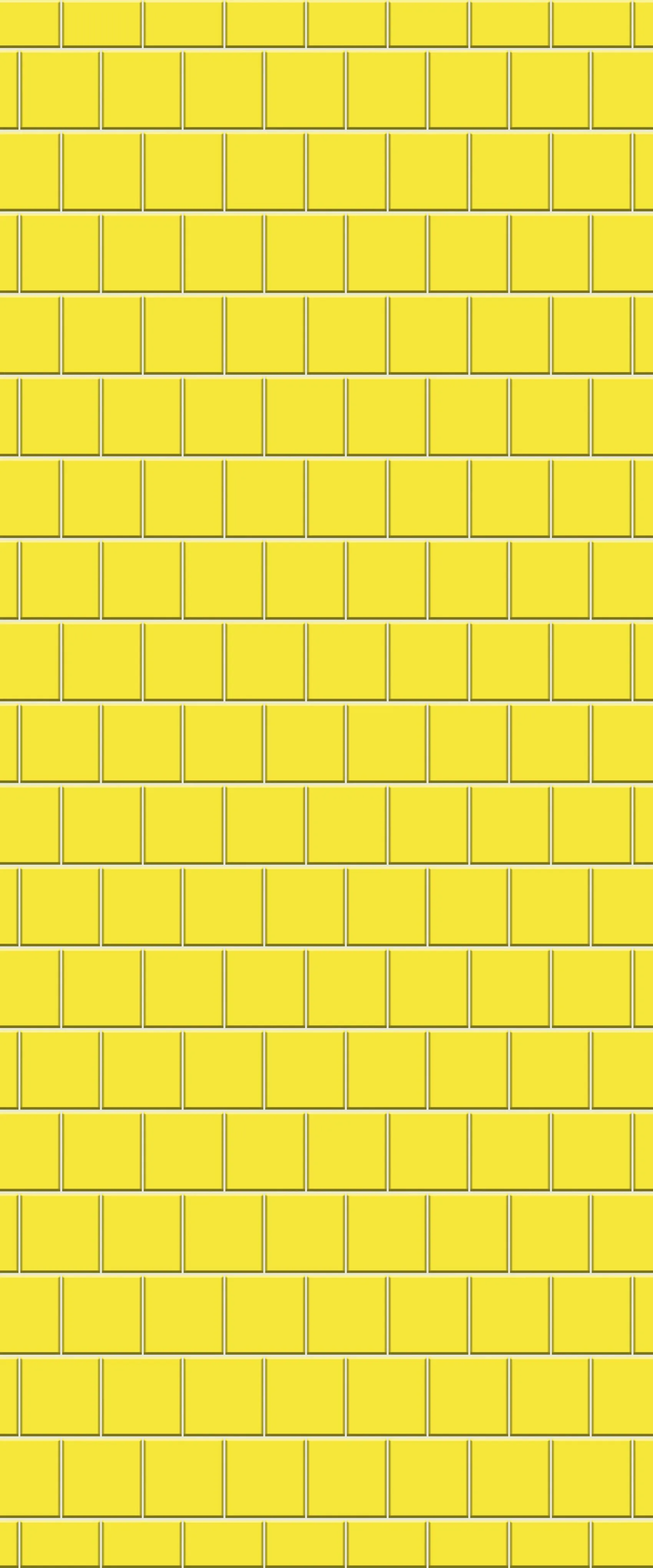 Yellow Large Square's Tile Acrylic Shower Wall Panel 2440mm x 1220mm ( 3mm Thick)