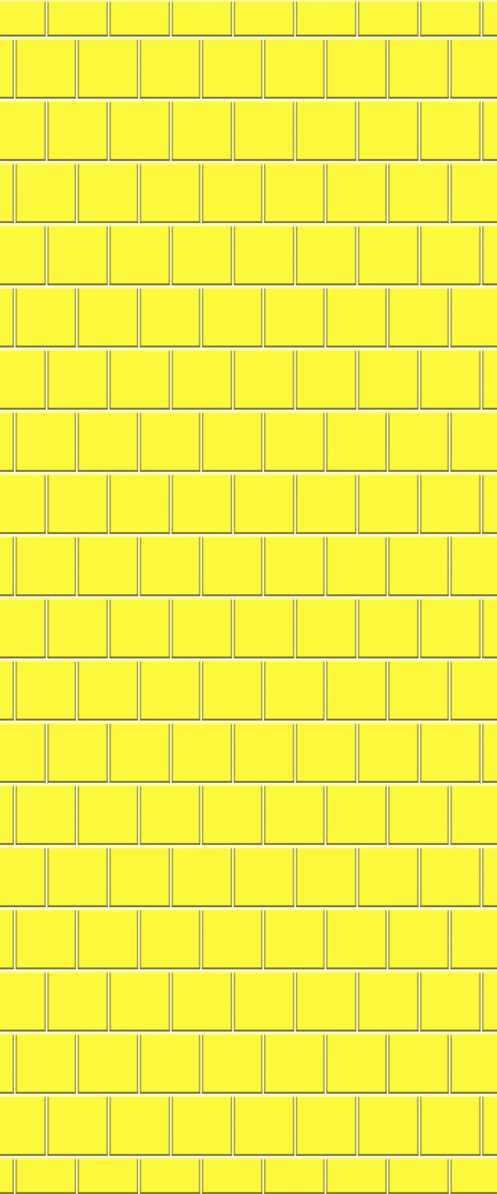 Yellow Large Square's Tile Acrylic Shower Wall Panel 2440mm x 1220mm ( 3mm Thick)