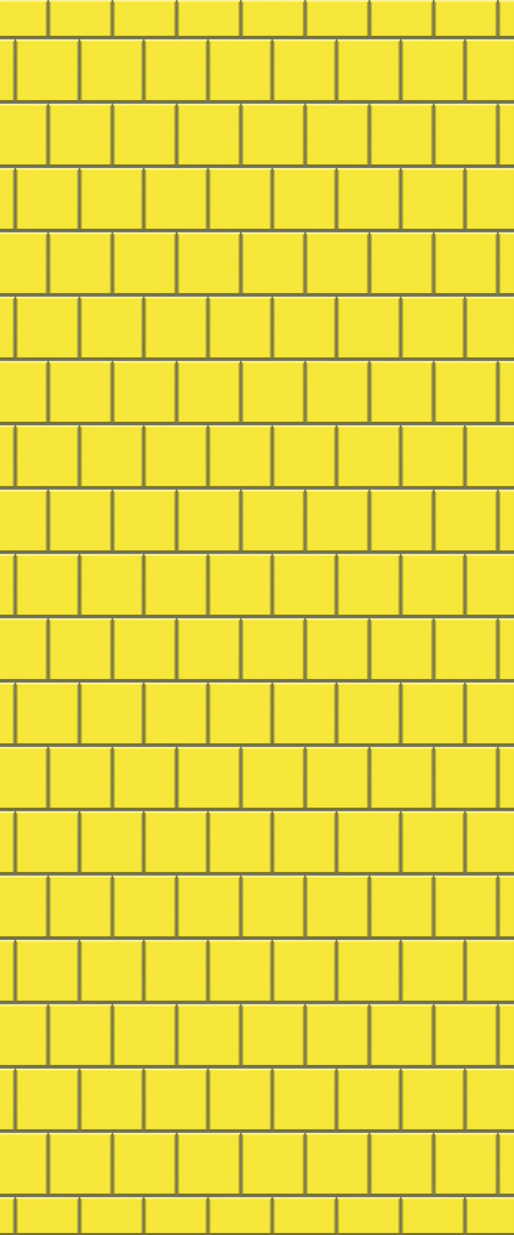 Yellow Large Square's Tile Acrylic Shower Wall Panel 2440mm x 1220mm ( 3mm Thick)