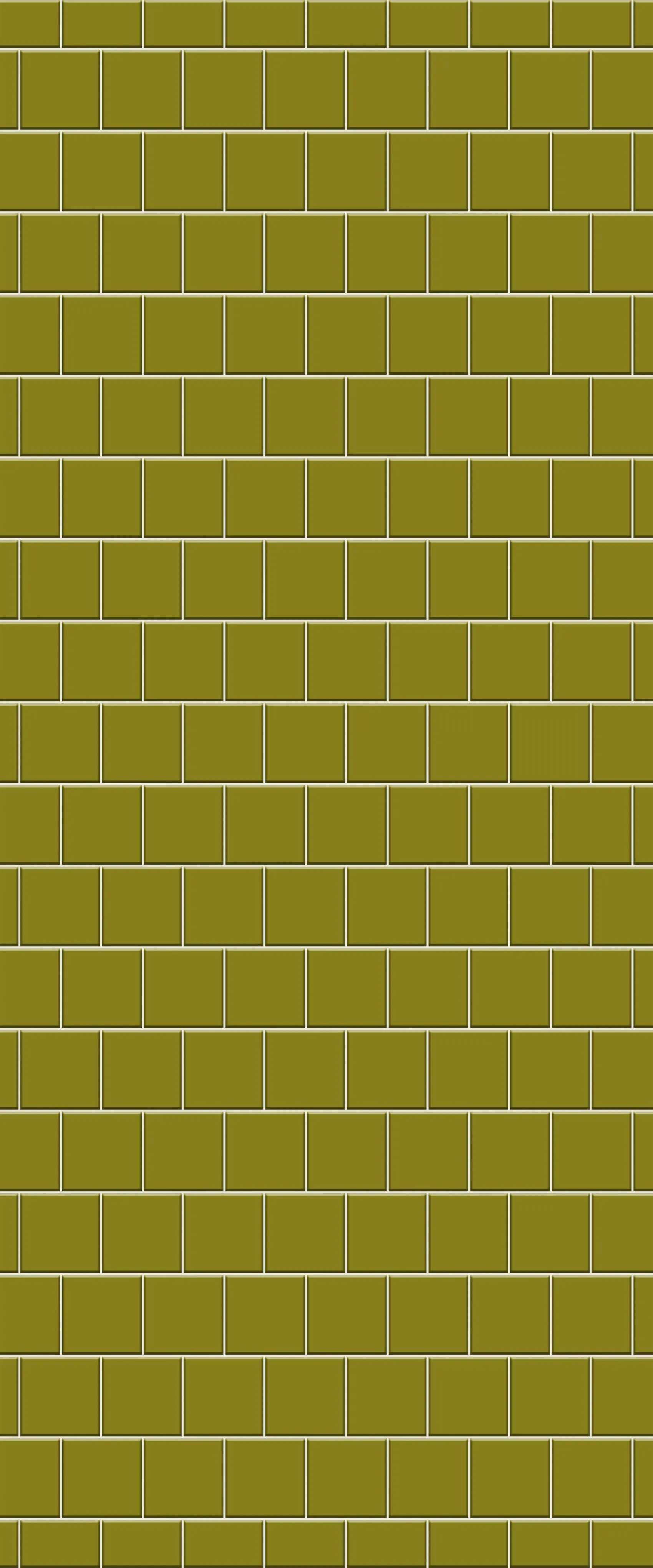 Yellow Large Square's Tile Acrylic Shower Wall Panel 2440mm x 1220mm ( 3mm Thick)