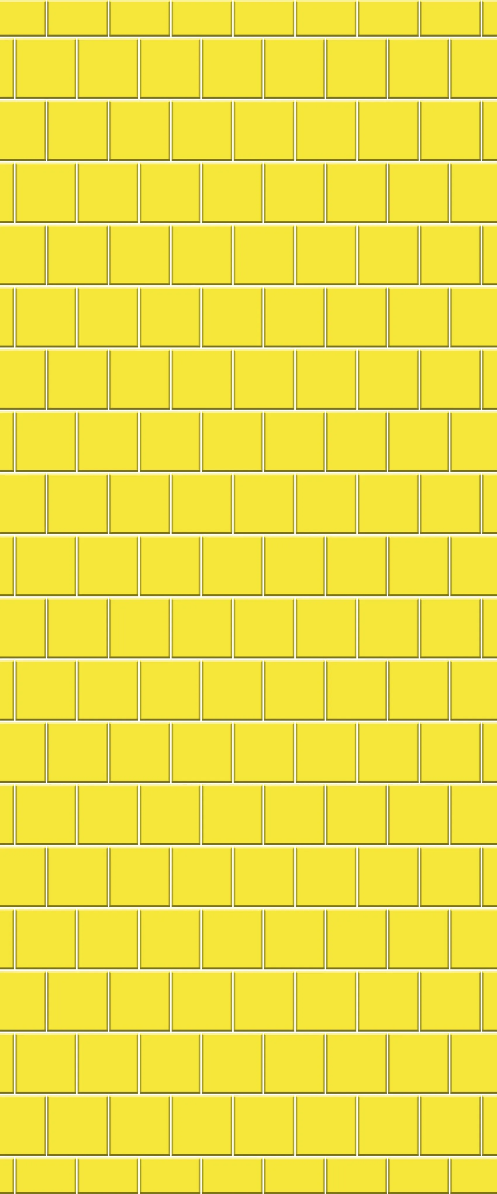 Yellow Large Square's Tile Acrylic Shower Wall Panel 2440mm x 1220mm ( 3mm Thick)