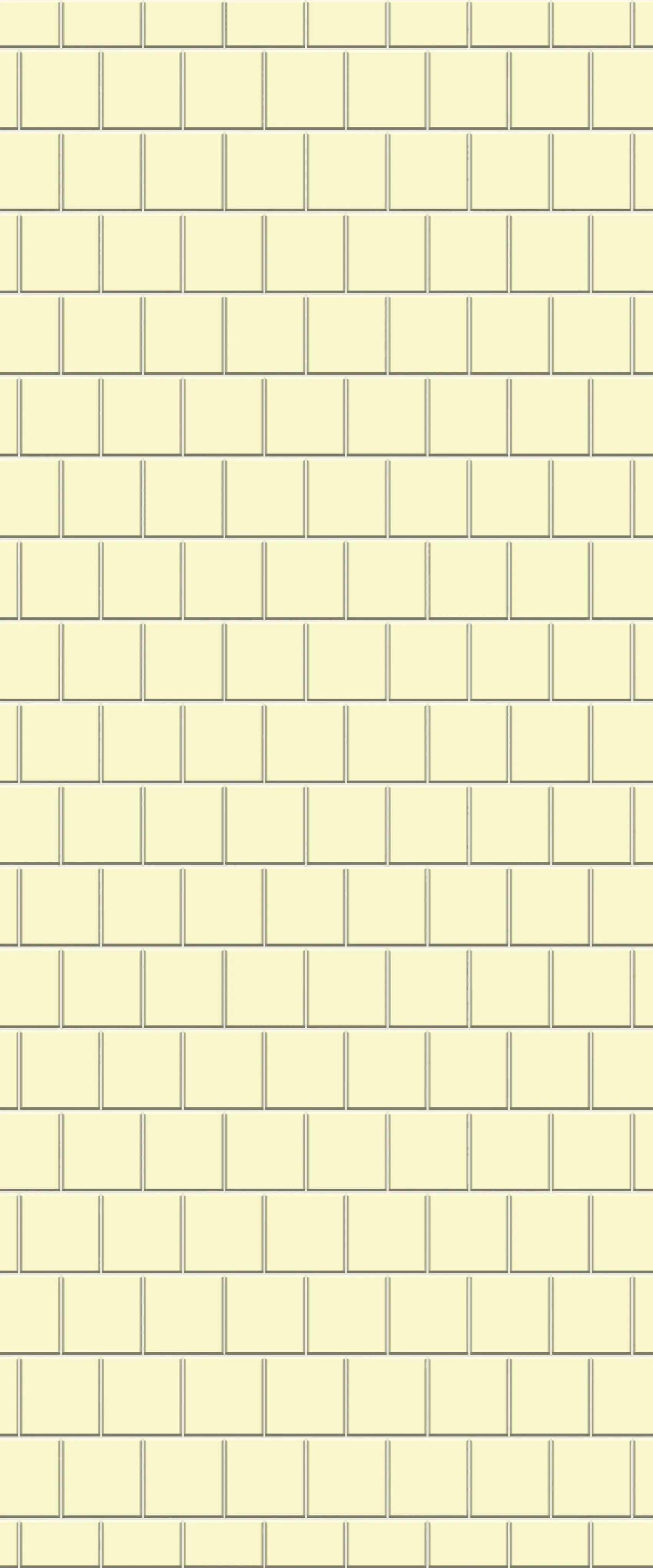 Yellow Large Square's Tile Acrylic Shower Wall Panel 2440mm x 1220mm ( 3mm Thick)