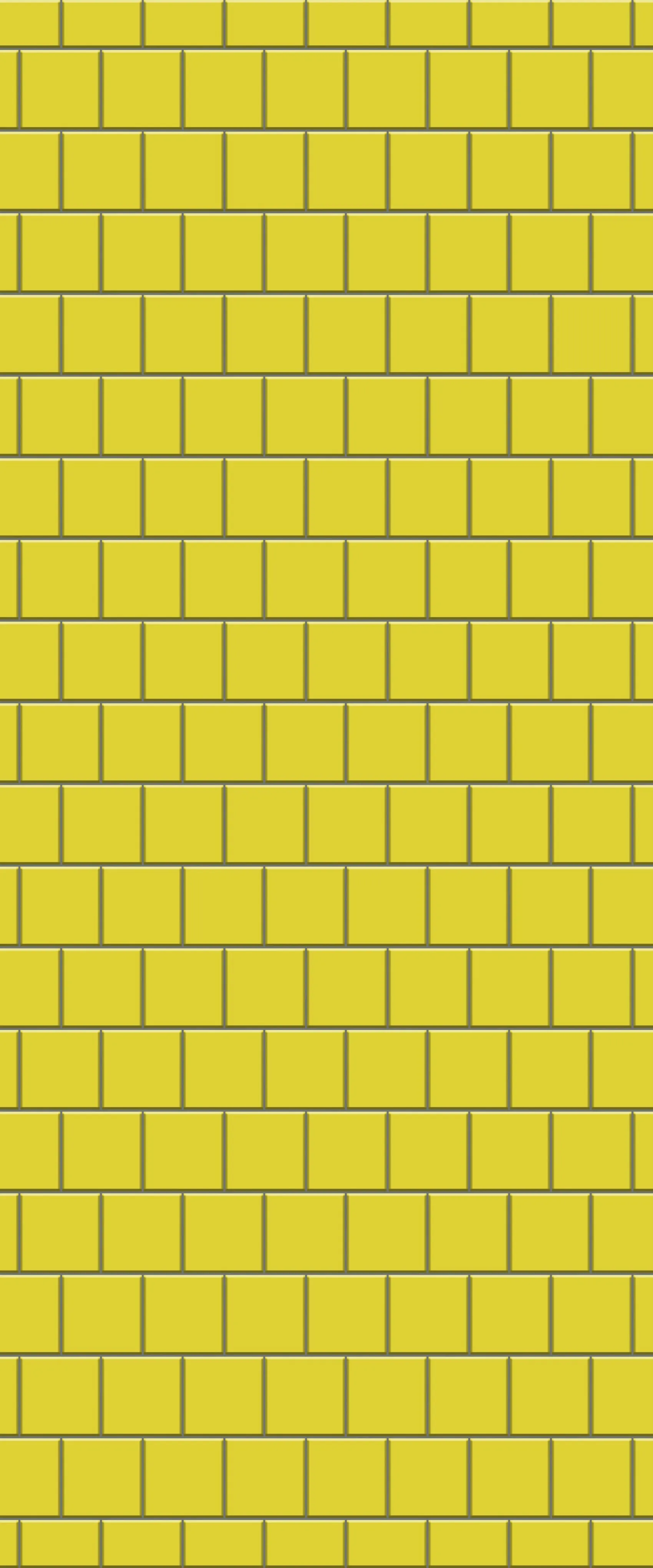 Yellow Large Square's Tile Acrylic Shower Wall Panel 2440mm x 1220mm ( 3mm Thick)