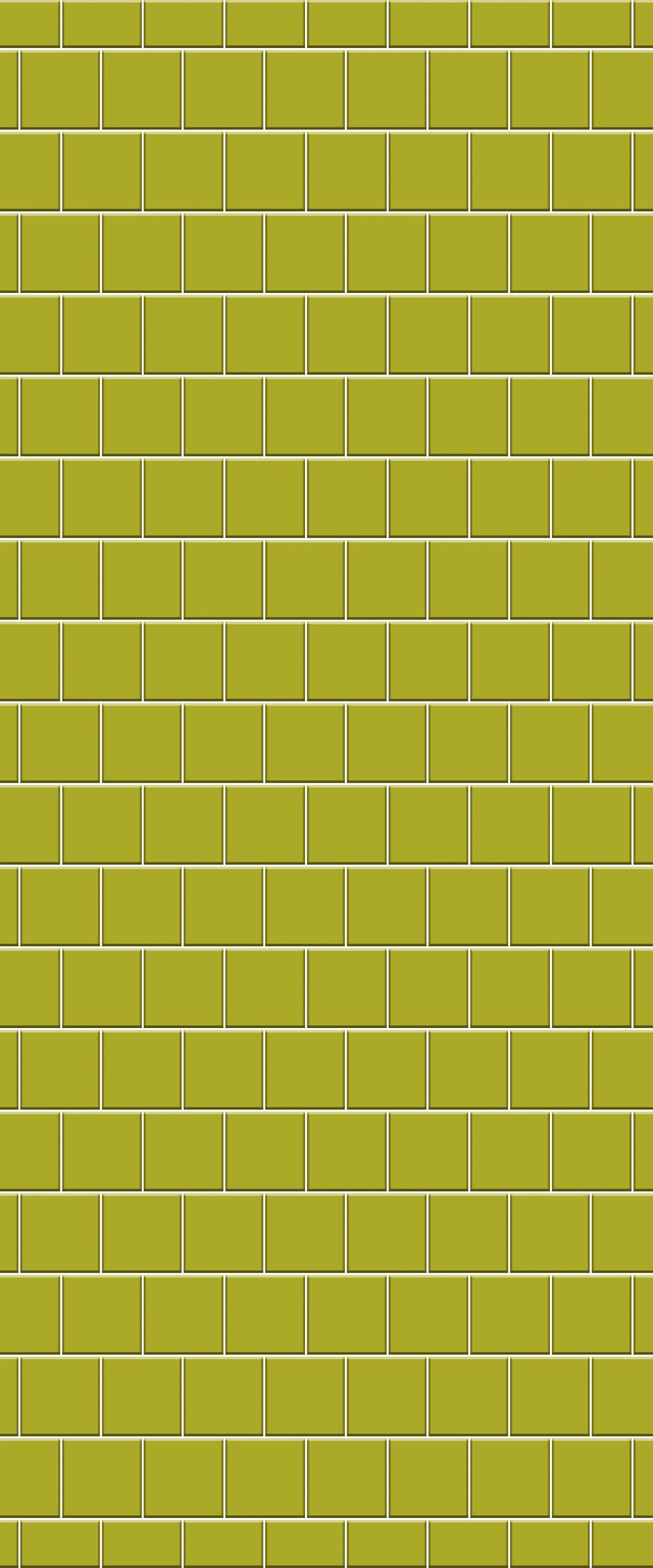 Yellow Large Square's Tile Acrylic Shower Wall Panel 2440mm x 1220mm ( 3mm Thick)