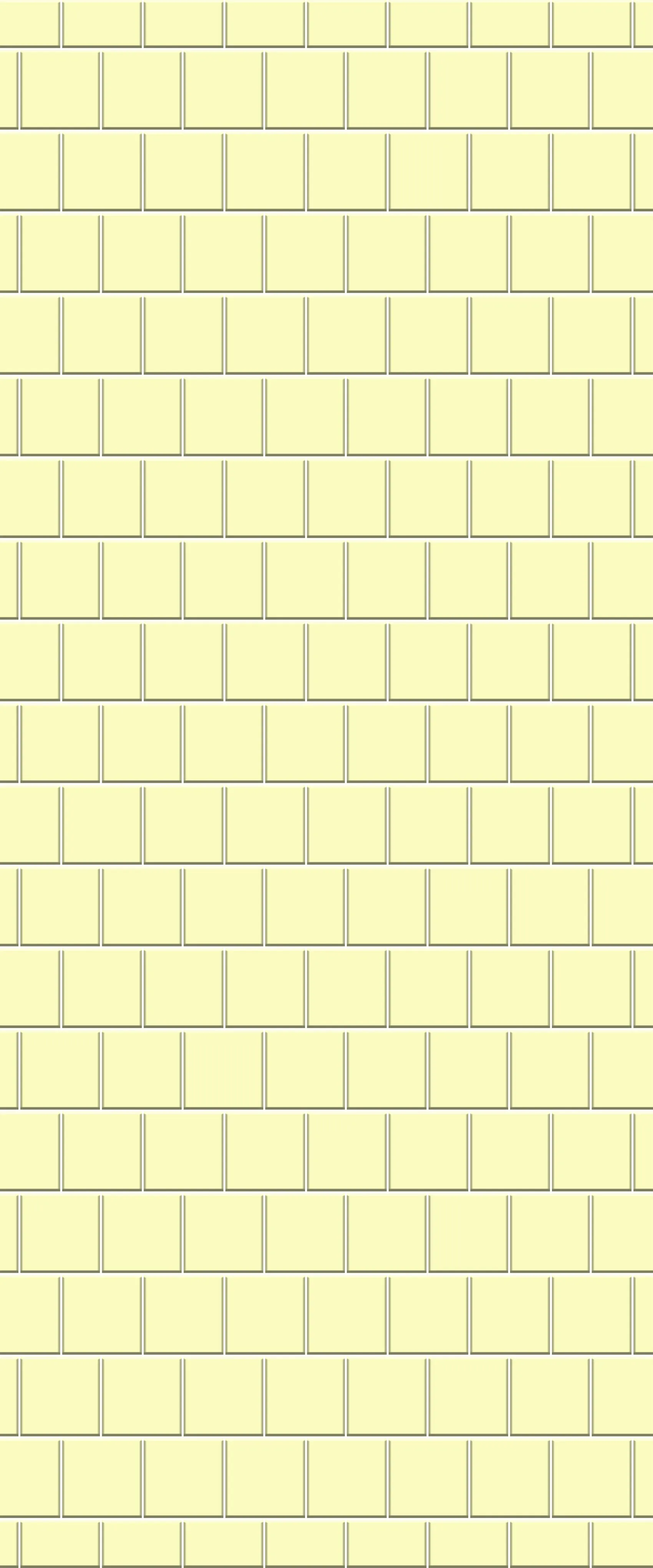 Yellow Large Square's Tile Acrylic Shower Wall Panel 2440mm x 1220mm ( 3mm Thick)