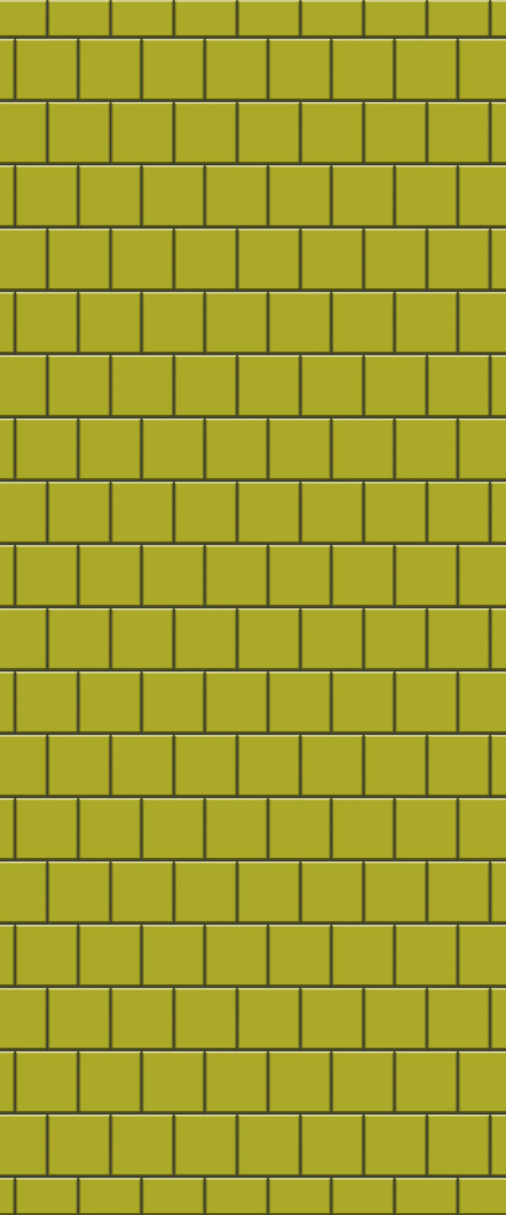 Yellow Large Square's Tile Acrylic Shower Wall Panel 2440mm x 1220mm ( 3mm Thick)