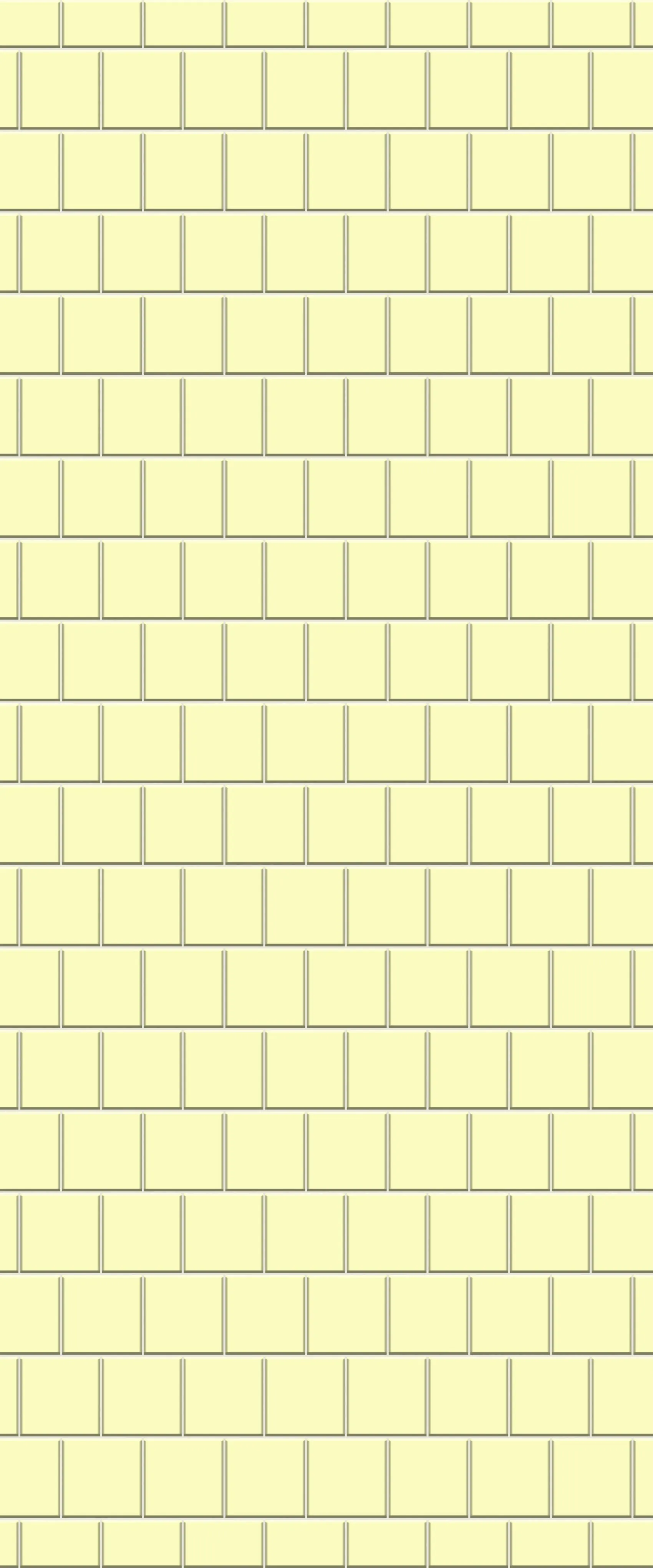 Yellow Large Square's Tile Acrylic Shower Wall Panel 2440mm x 1220mm ( 3mm Thick)