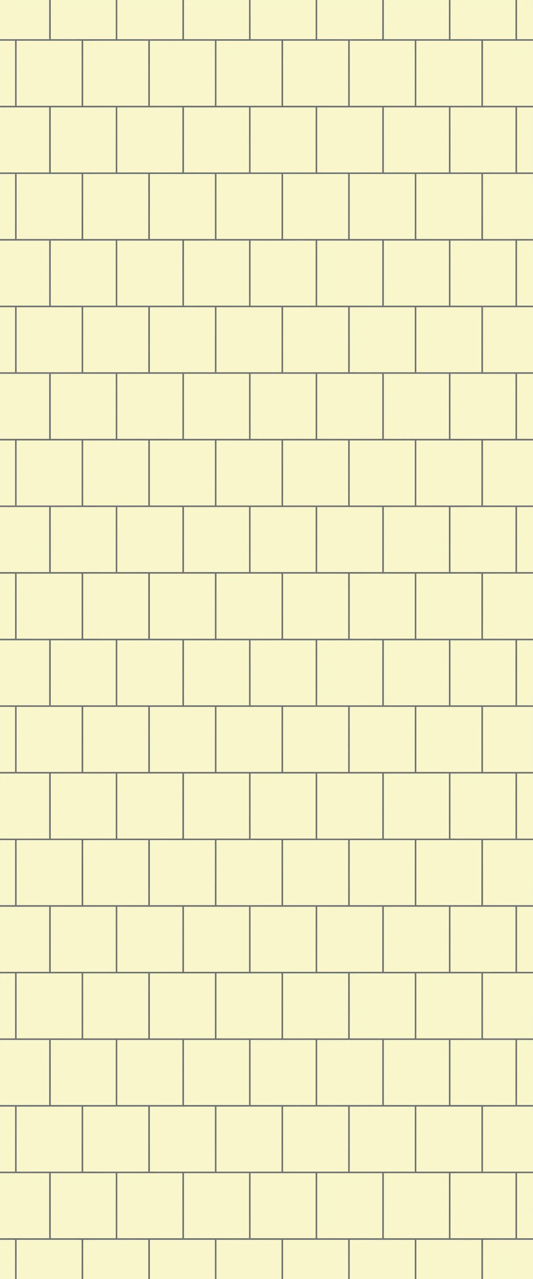 Yellow Large Square's Tile Acrylic Shower Wall Panel 2440mm x 1220mm ( 3mm Thick)