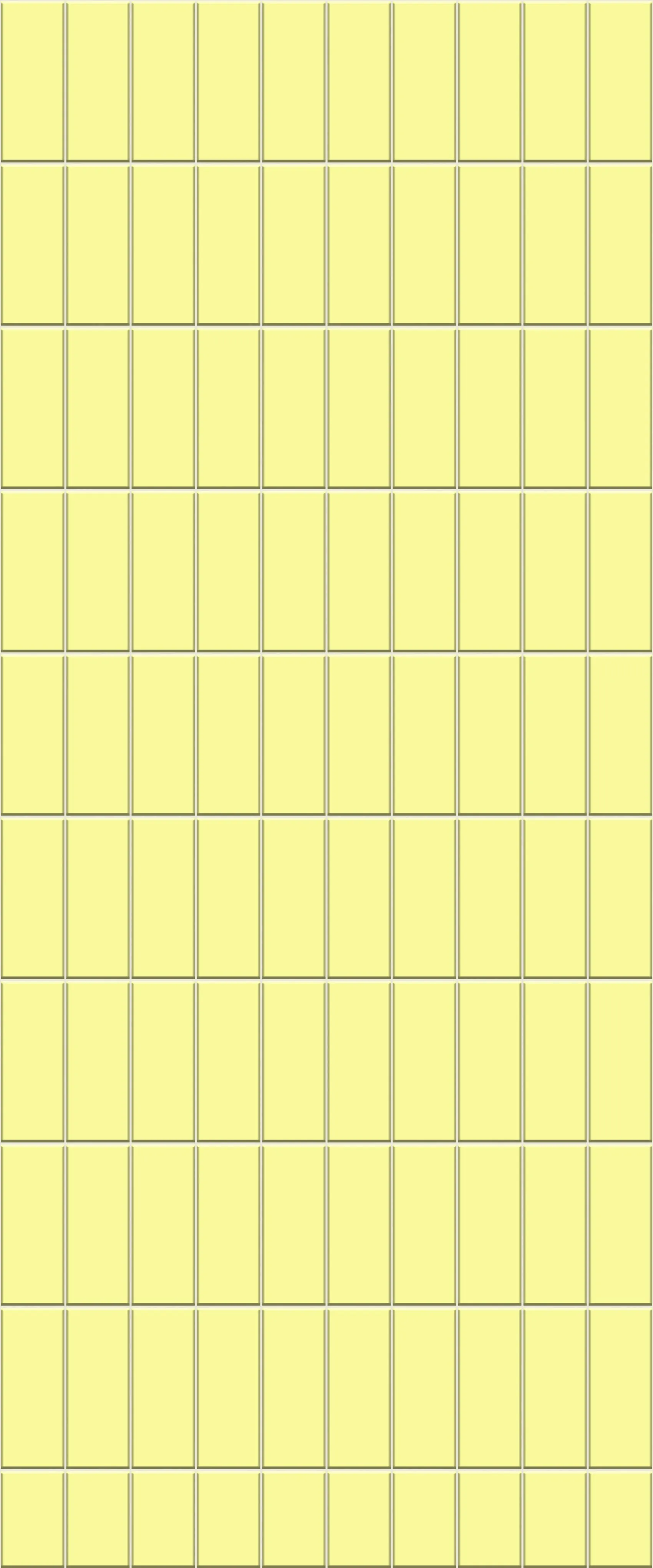Yellow Vertical Block Tile Acrylic Shower Panel 2440mm x 1220mm ( 3mm Thick)