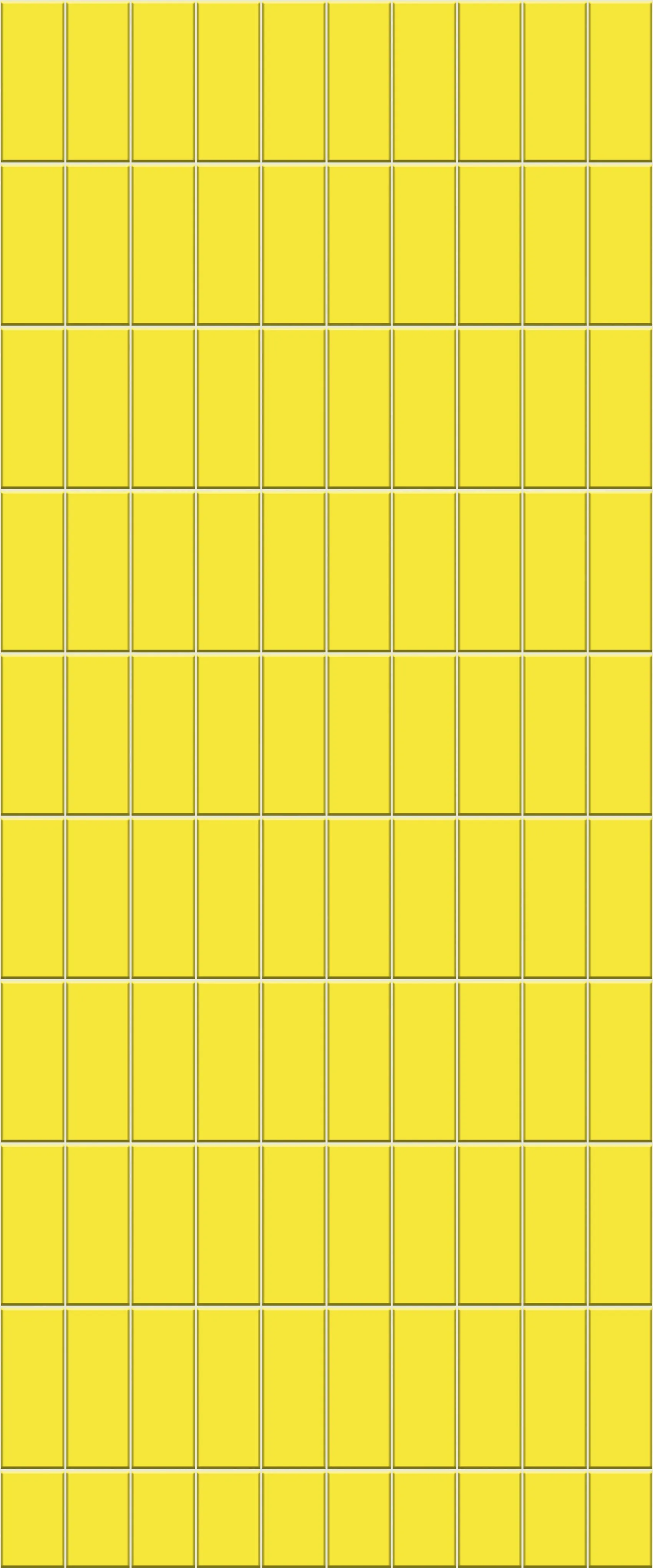 Yellow Vertical Block Tile Acrylic Shower Panel 2440mm x 1220mm ( 3mm Thick)