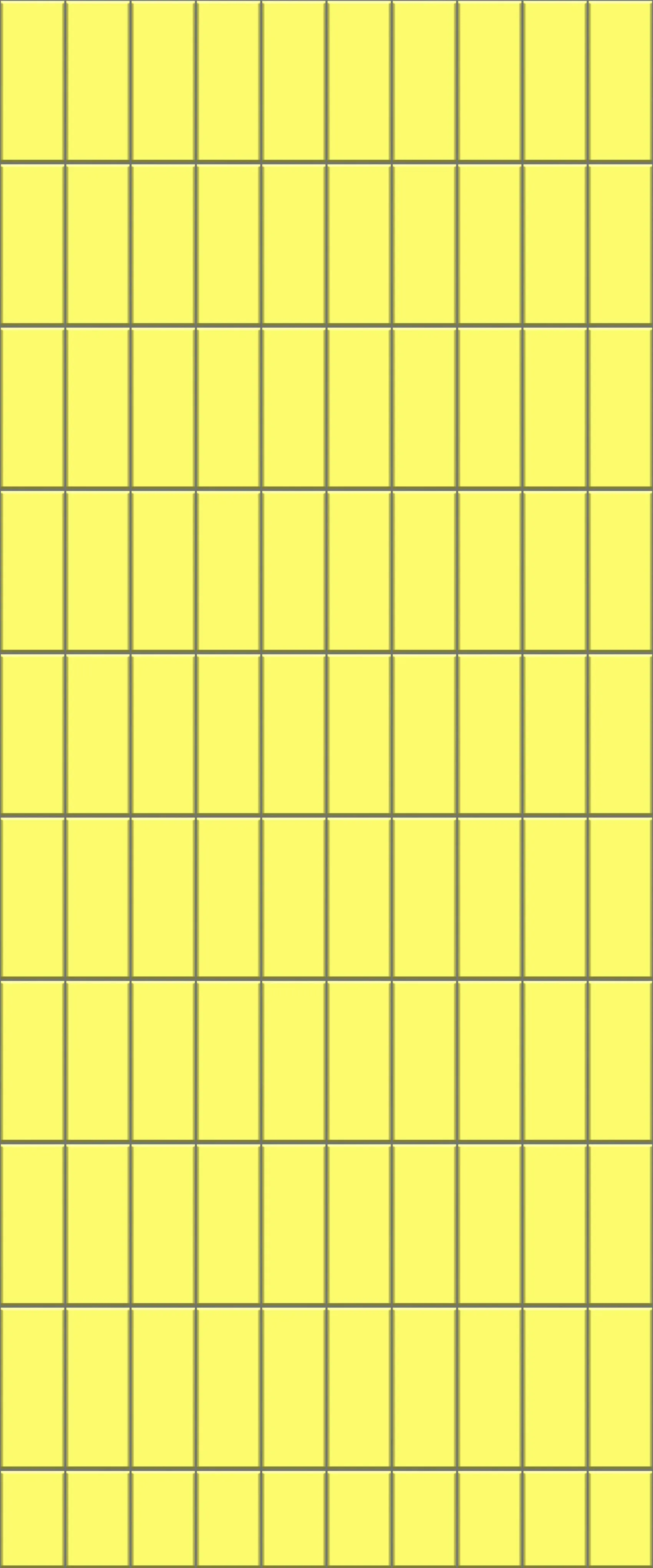 Yellow Vertical Block Tile Acrylic Shower Panel 2440mm x 1220mm ( 3mm Thick)