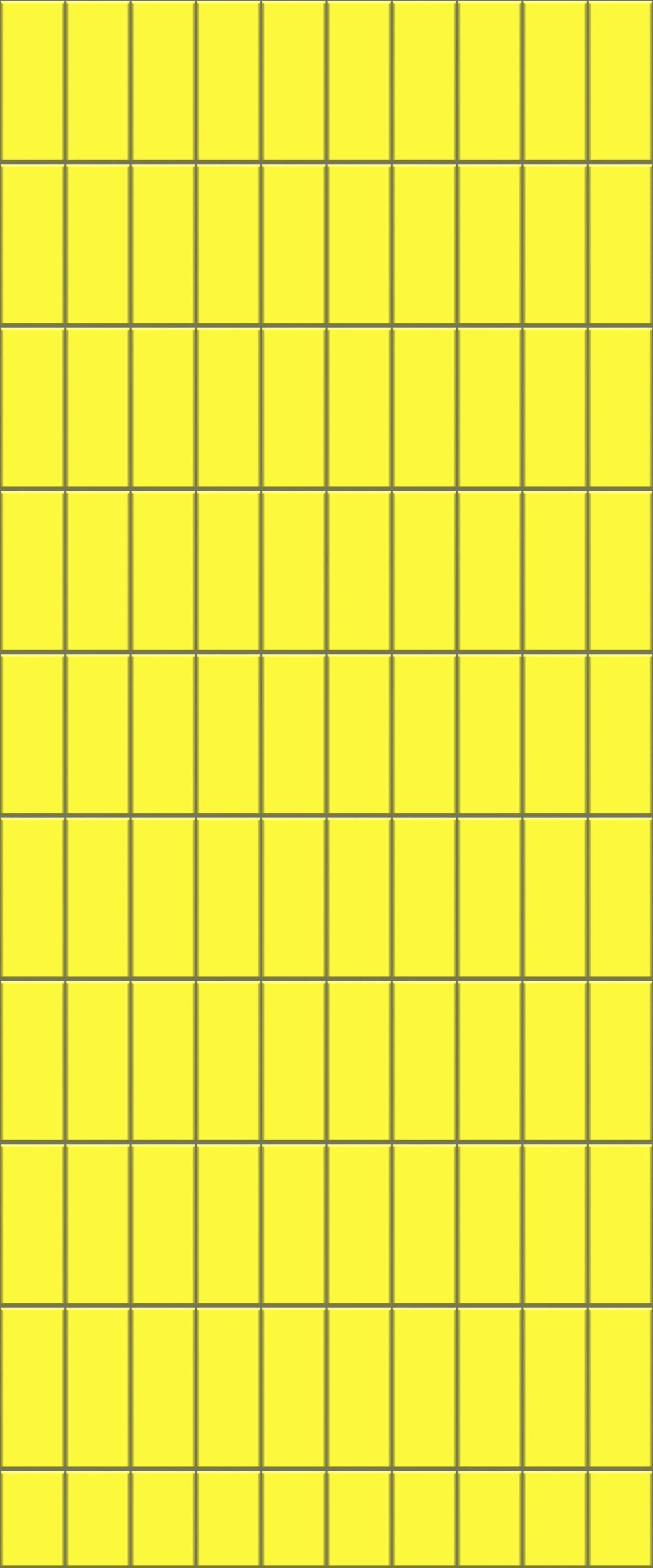 Yellow Vertical Block Tile Acrylic Shower Panel 2440mm x 1220mm ( 3mm Thick)