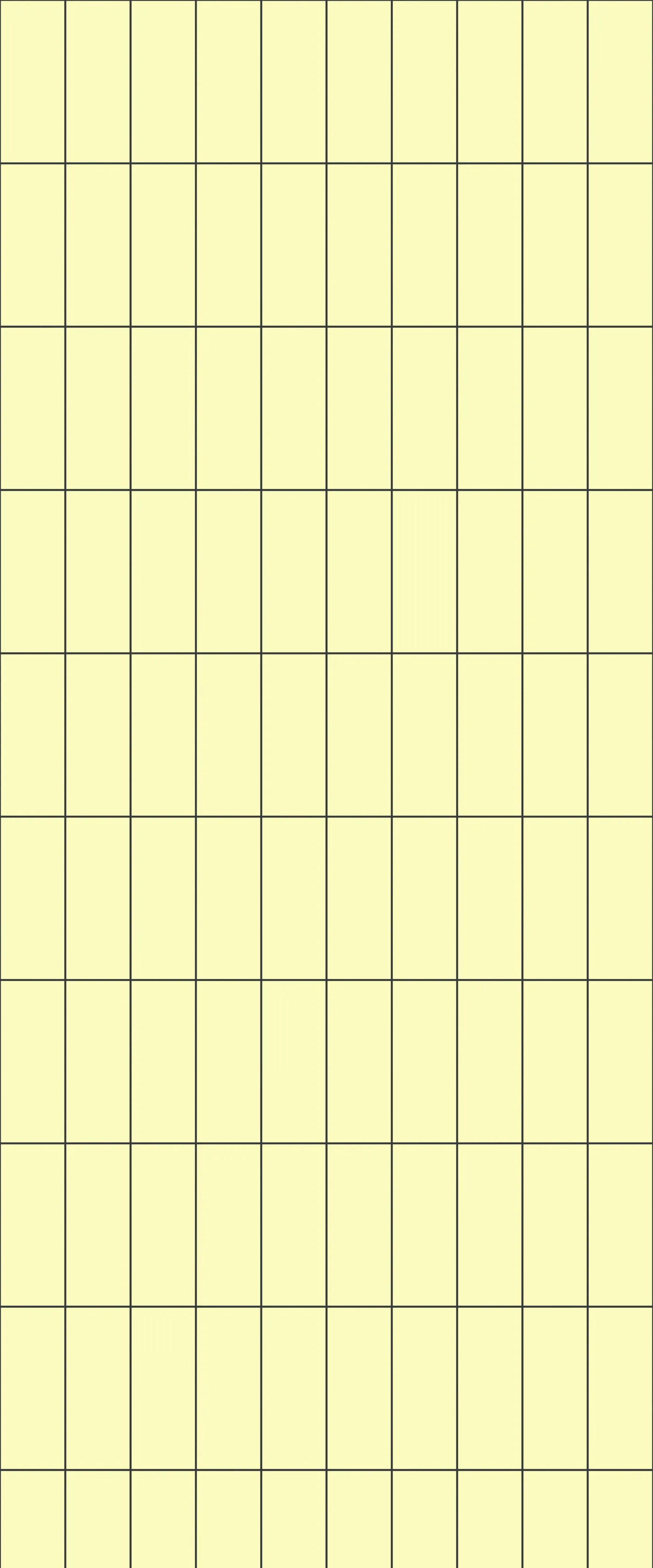 Yellow Vertical Block Tile Acrylic Shower Panel 2440mm x 1220mm ( 3mm Thick)