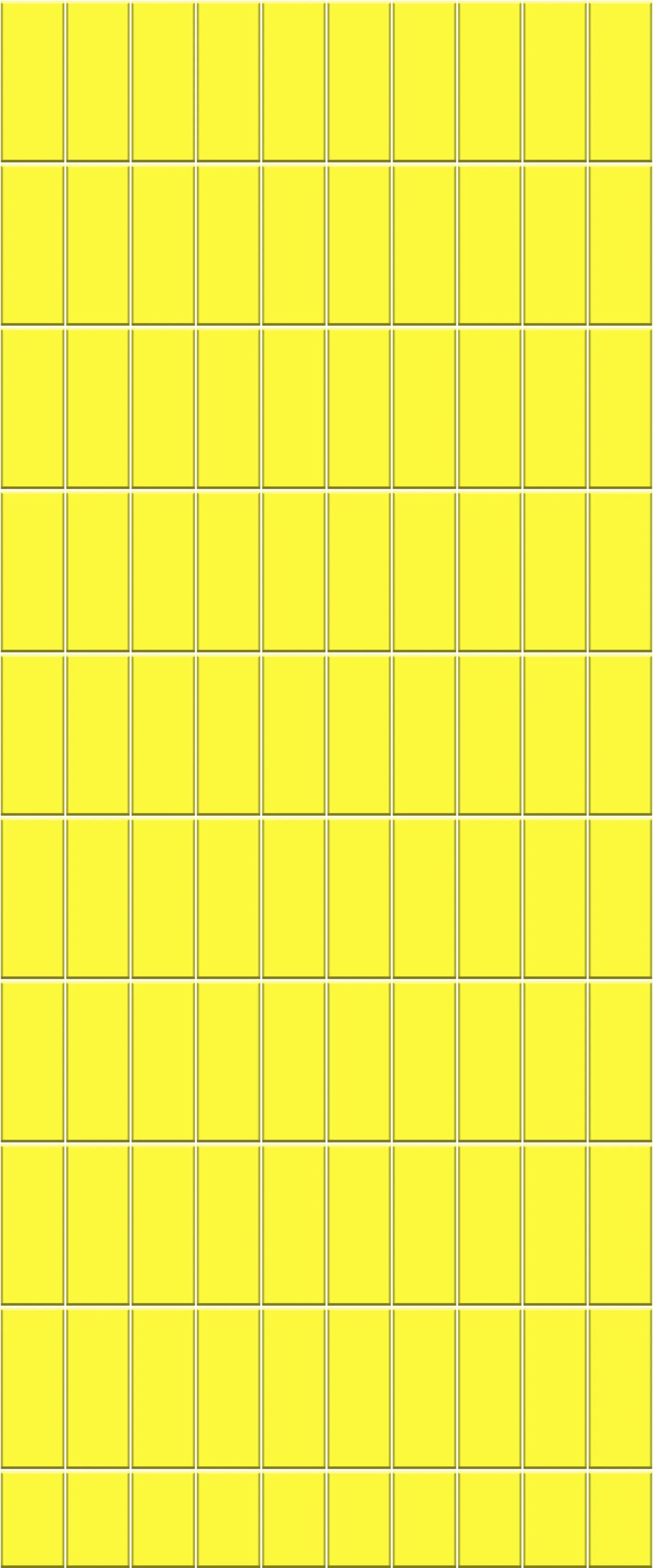 Yellow Vertical Block Tile Acrylic Shower Panel 2440mm x 1220mm ( 3mm Thick)