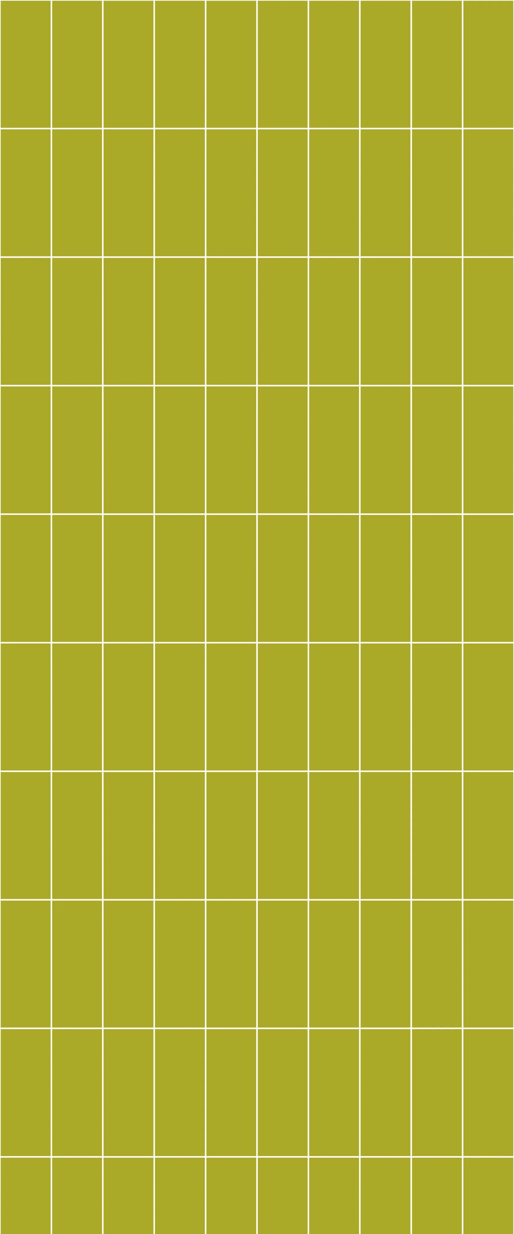 Yellow Vertical Block Tile Acrylic Shower Panel 2440mm x 1220mm ( 3mm Thick)