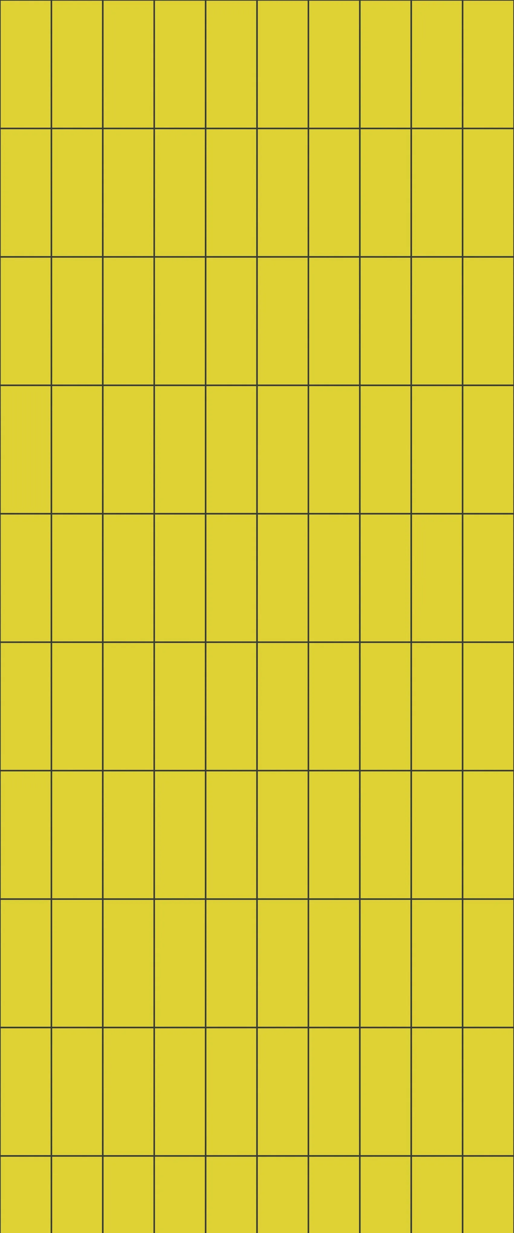Yellow Vertical Block Tile Acrylic Shower Panel 2440mm x 1220mm ( 3mm Thick)