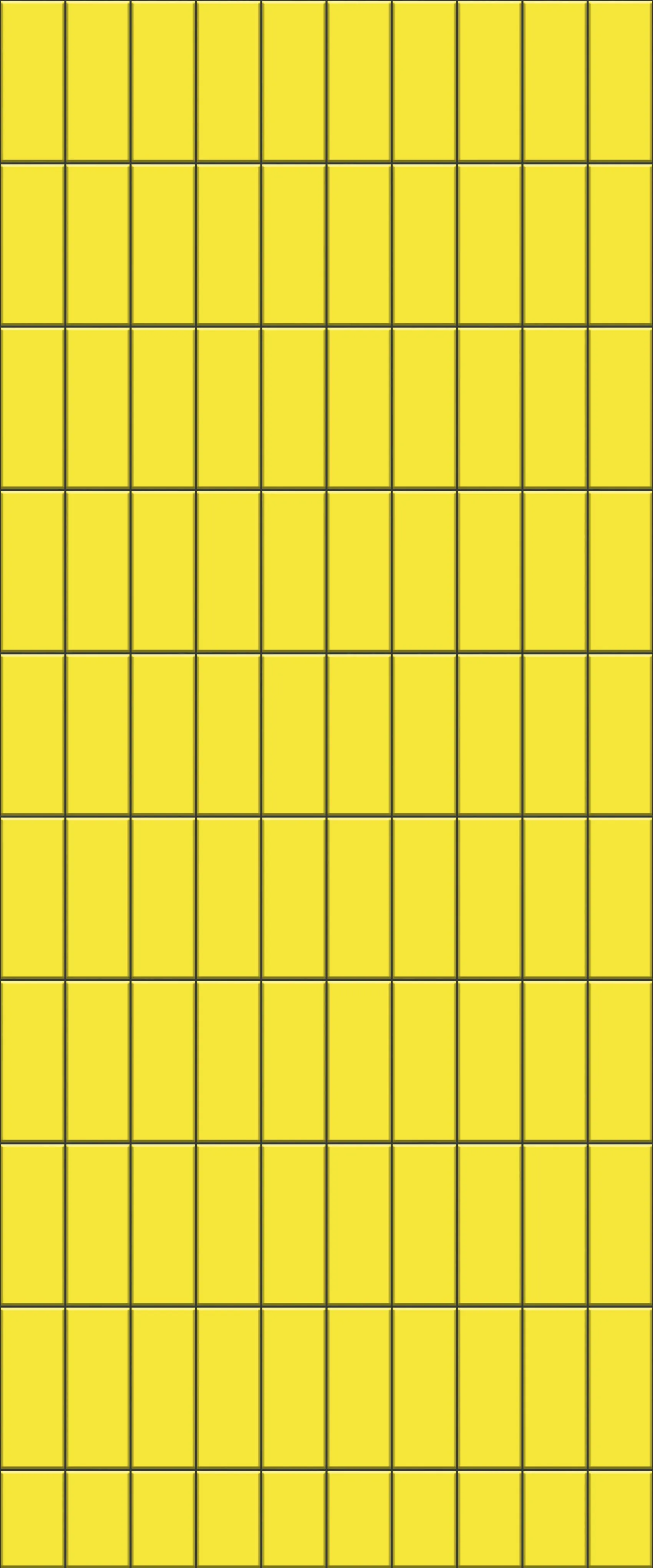 Yellow Vertical Block Tile Acrylic Shower Panel 2440mm x 1220mm ( 3mm Thick)