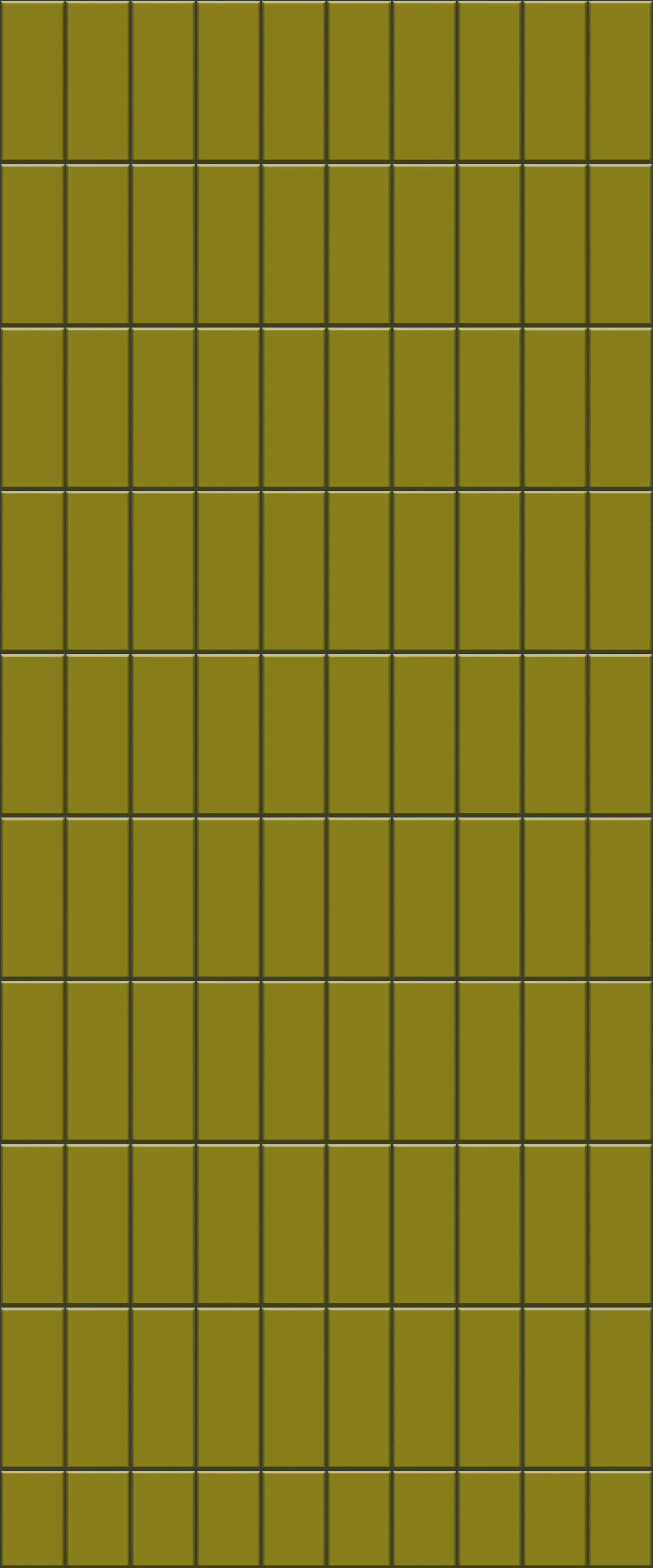Yellow Vertical Block Tile Acrylic Shower Panel 2440mm x 1220mm ( 3mm Thick)