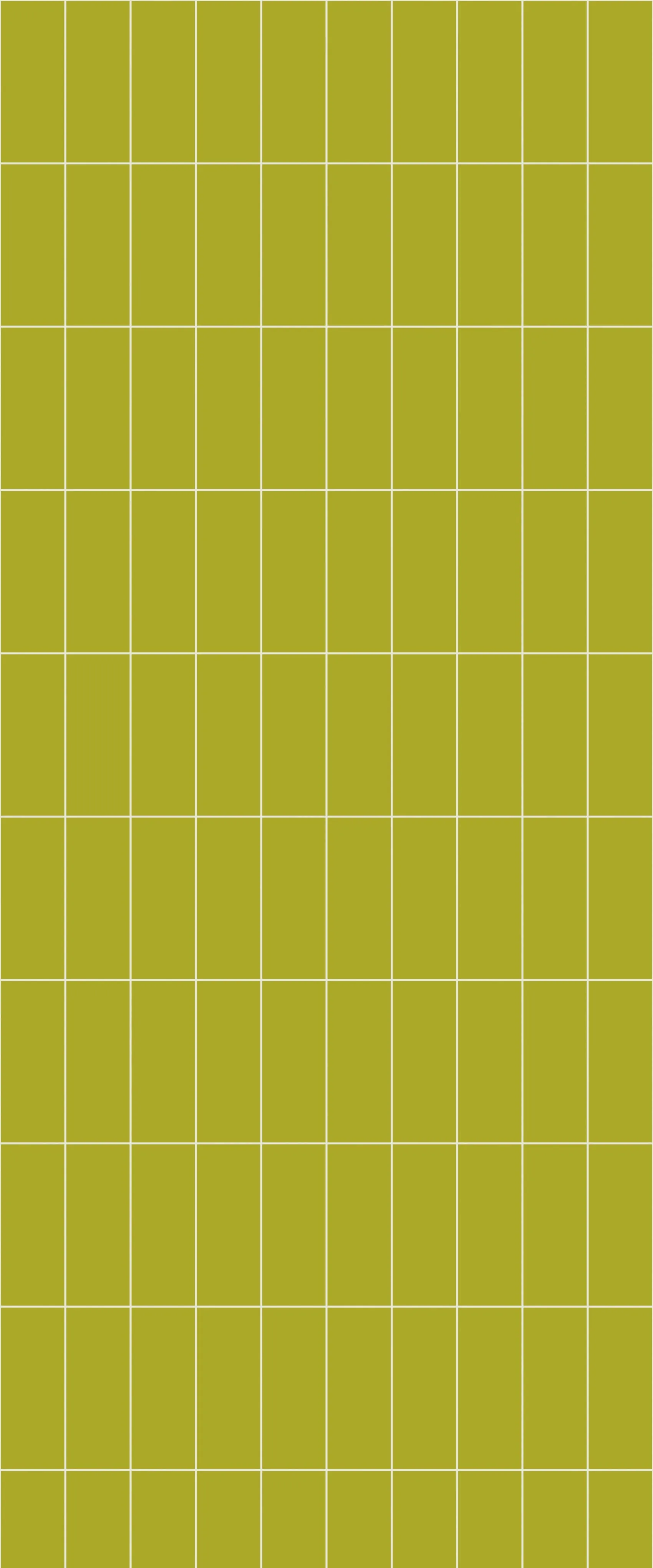 Yellow Vertical Block Tile Acrylic Shower Panel 2440mm x 1220mm ( 3mm Thick)