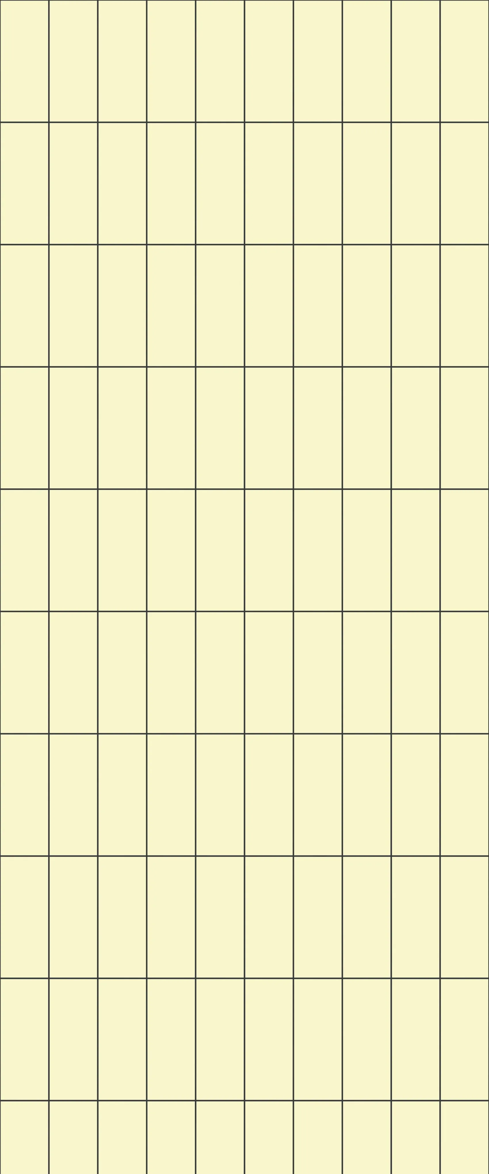 Yellow Vertical Block Tile Acrylic Shower Panel 2440mm x 1220mm ( 3mm Thick)