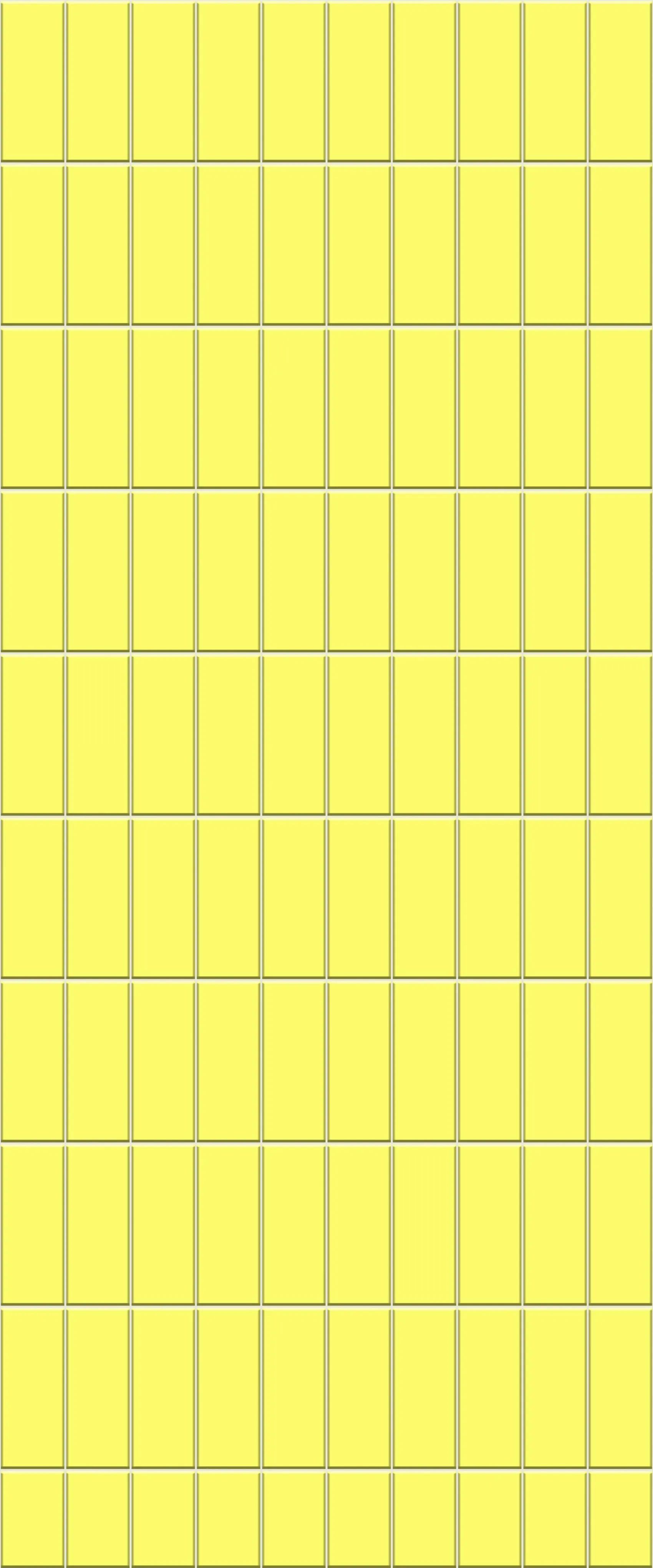 Yellow Vertical Block Tile Acrylic Shower Panel 2440mm x 1220mm ( 3mm Thick)