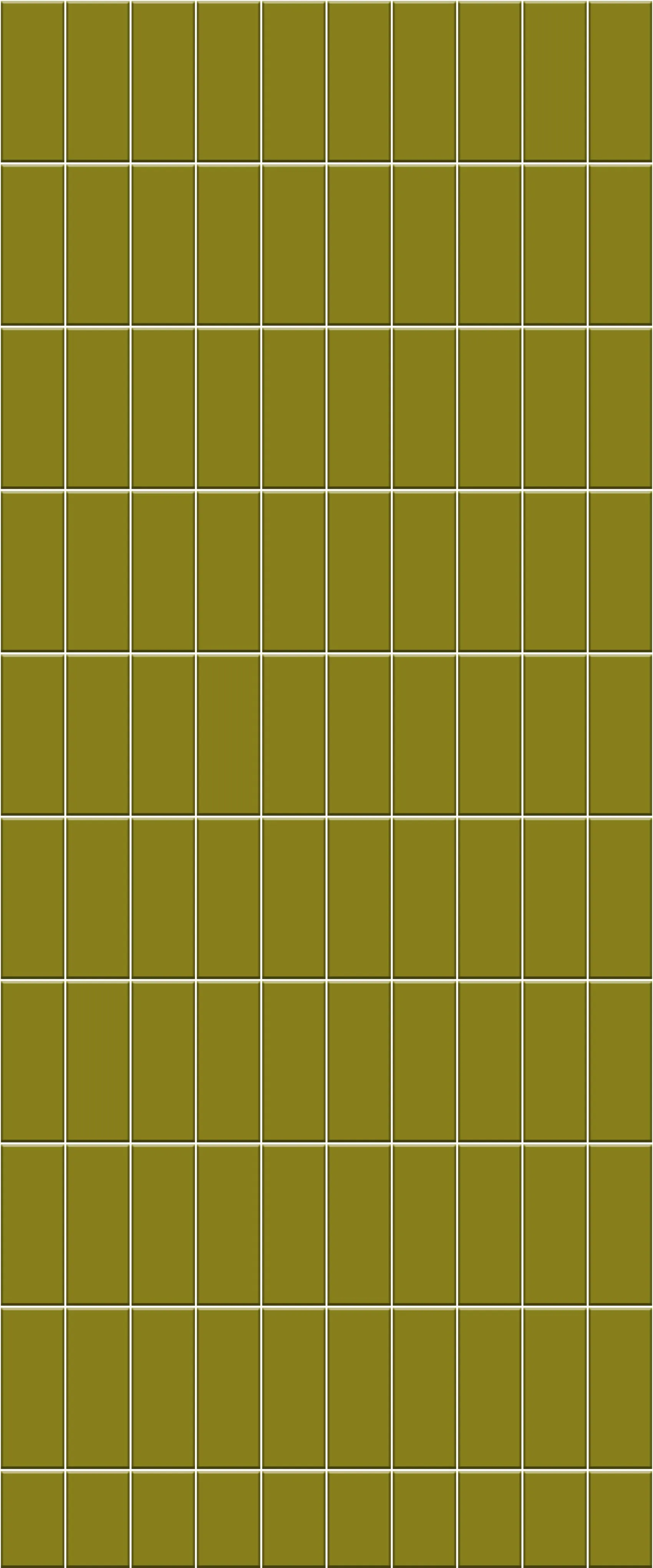 Yellow Vertical Block Tile Acrylic Shower Panel 2440mm x 1220mm ( 3mm Thick)