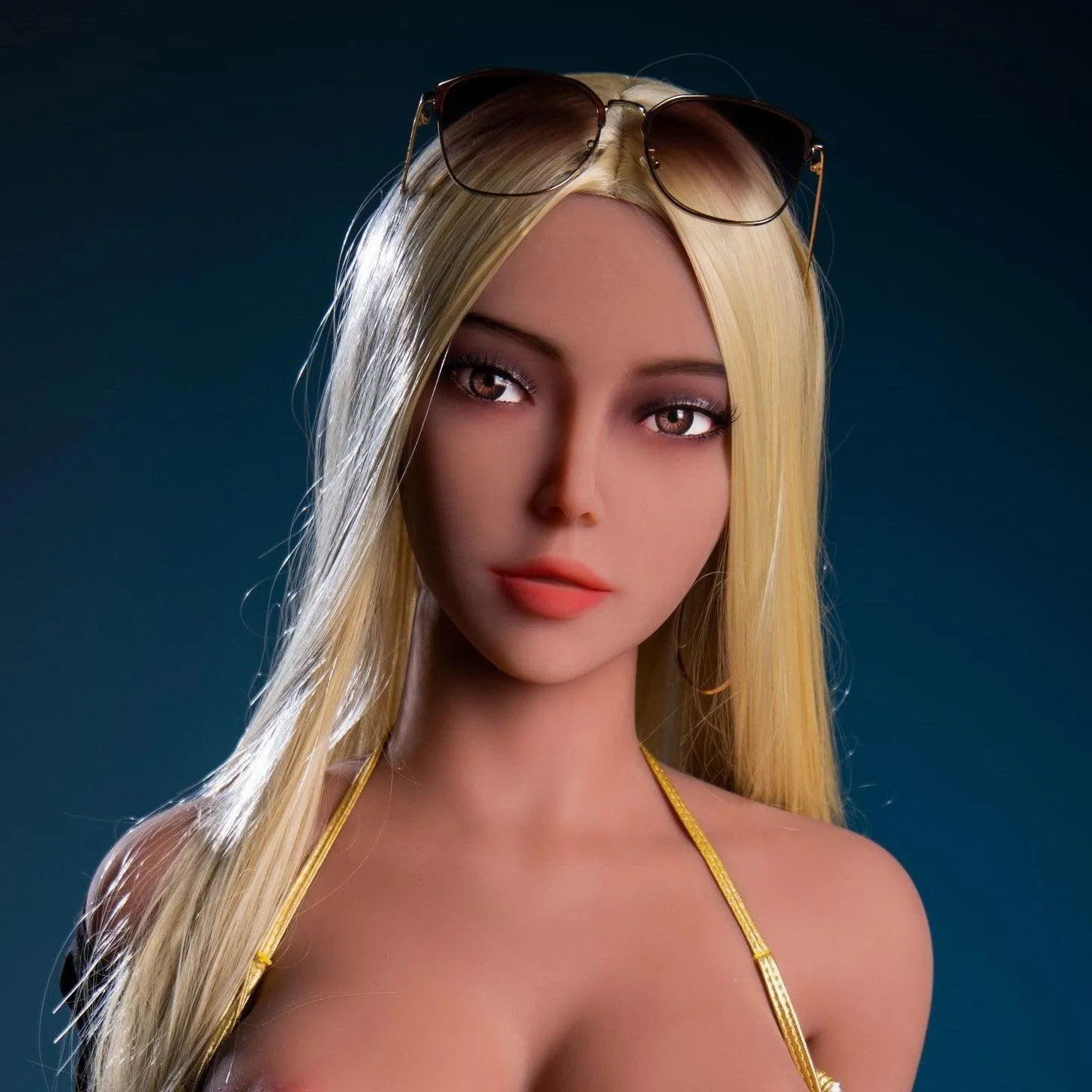 Youqdoll - Angelina - Sex Doll Head - Tan