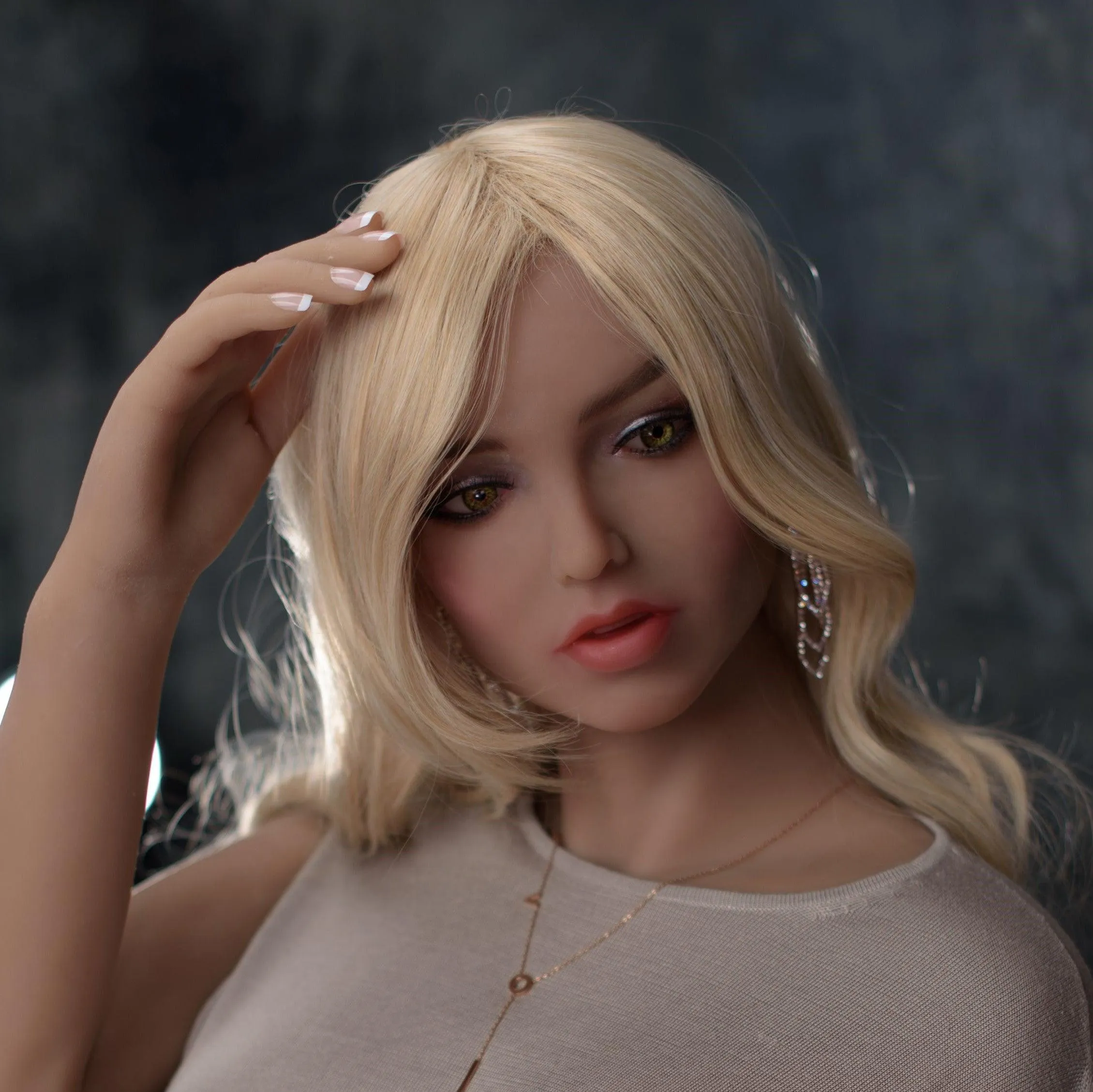 Youqdoll - Kennedy - Sex Doll Head - Light Tan