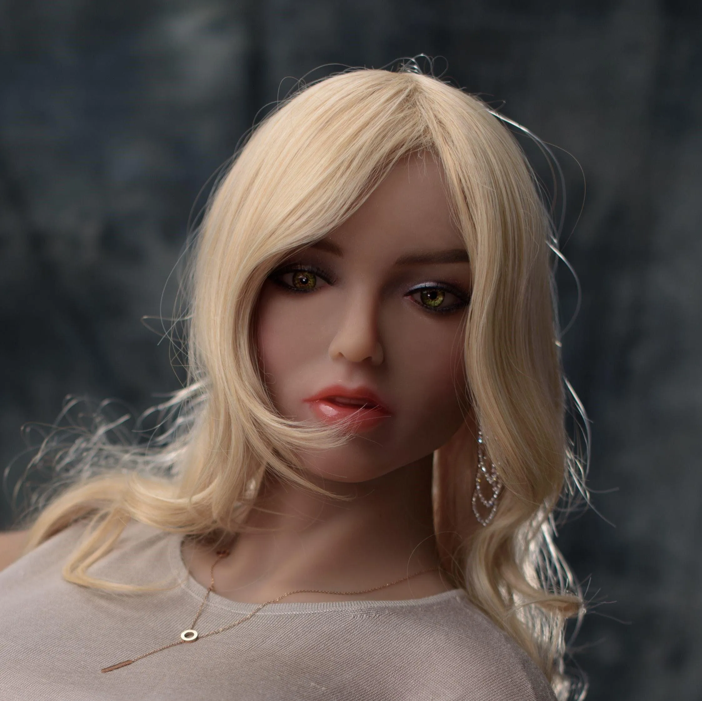 Youqdoll - Kennedy - Sex Doll Head - Light Tan